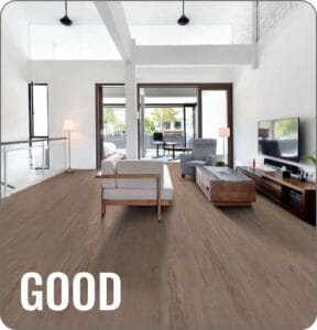 Icon with the words Good flooring